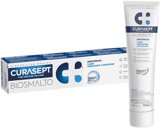 CURASEPT BIOSMALTO CARIE DENTIFRICIO 75 ML - Farmacia Del Monaco
