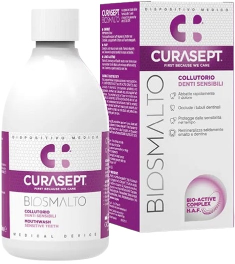 CURASEPT BIOSMALTO COLLUTORIO DENTI SENSIBILI 300 ML - Farmacia Del Monaco