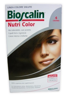 BIOSCALIN NUTRI COLOR 4 CASTANO SINCROB 124 ML - Farmacia Del Monaco