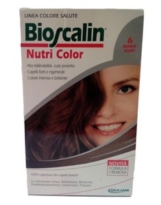 BIOSCALIN NUTRI COLOR 6 BIONDO SCURO SINCROB 124 ML - Farmacia Del Monaco