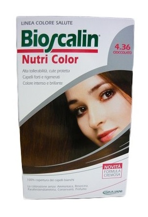 BIOSCALIN NUTRI COLOR 4,36 CIOCCOLATO SINCROB 124 ML - Farmacia Del Monaco