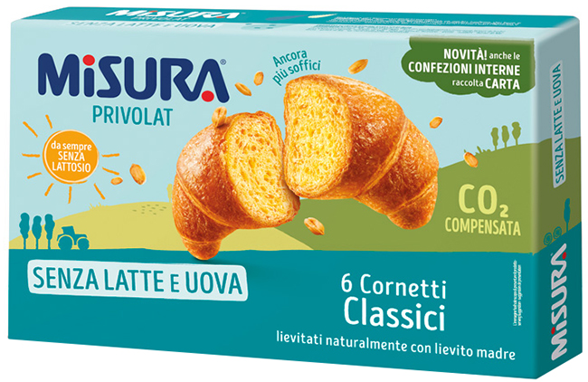 MISURA CORNETTI PRIVOLAT CLASSICO SENZA OLIO DI PALMA 240 G - Farmacia Del Monaco
