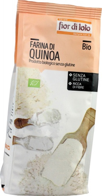 FARINA QUINOA SENZA GLUTINE BIO 375 G - Farmacia Del Monaco