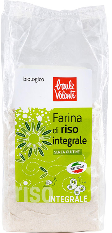 FARINA RISO INTEGRALE SENZA GLUTINE BIO 375 G - Farmacia Del Monaco