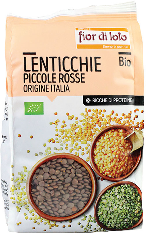 LENTICCHIE PICCOLE ROSSE ITALIA BIO 400 G - Farmacia Del Monaco