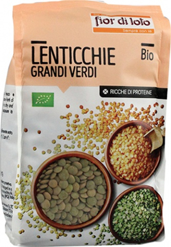 LENTICCHIE VERDI BIO 400 G - Farmacia Del Monaco