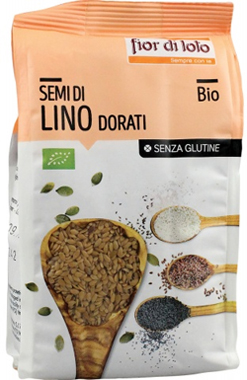 SEMI LINO DORATI SENZA GLUTINE BIO 400 G - Farmacia Del Monaco