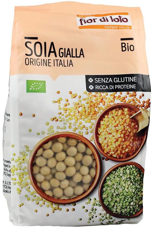 FIOR DI LOTO SOIA GIALLA ITALIA SENZA GLUTINE BIO 400 G - Farmacia Del Monaco