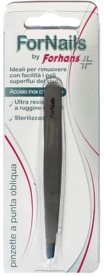 FORHANS PINZETTA A PUNTA OBLIQUA 9,5 CM - Farmacia Del Monaco