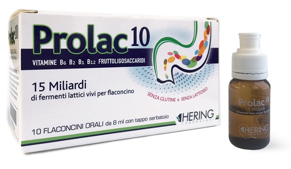 PROLAC10 FERMENTI LATTICI 15 MILIARDI 10 FLACONCINI 8 ML - Farmacia Del Monaco
