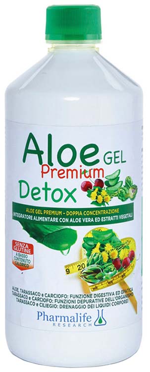 ALOE GEL PREMIUM DETOX 1 LITRO - Farmacia Del Monaco