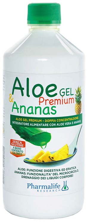 ALOE GEL PREMIUM & ANANAS 1 LITRO - Farmacia Del Monaco