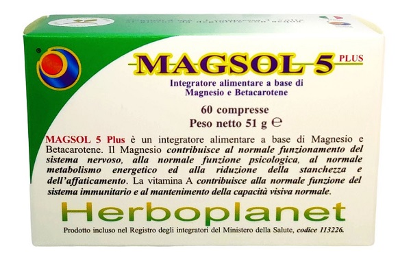 MAGSOL 5 PLUS 60 COMPRESSE - Farmacia Del Monaco
