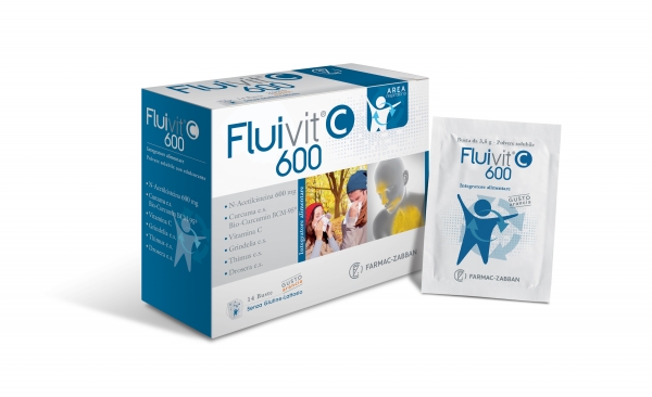 FLUIVIT C 600 14 BUSTINE - Farmacia Del Monaco