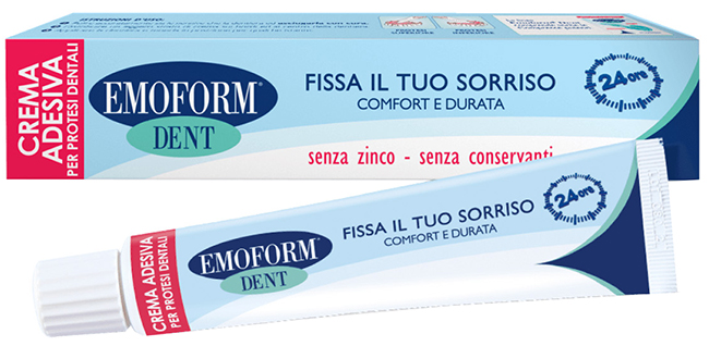 EMOFORM DENT CREMA ADESIVA PER PROTESI DENTALI 45 G PROMOZIONE - Farmacia Del Monaco