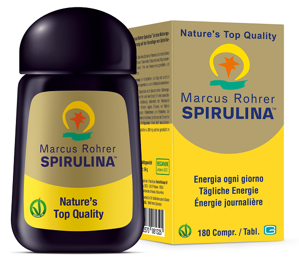 SPIRULINA MARCUS ROHRER 180 COMPRESSE - Farmacia Del Monaco