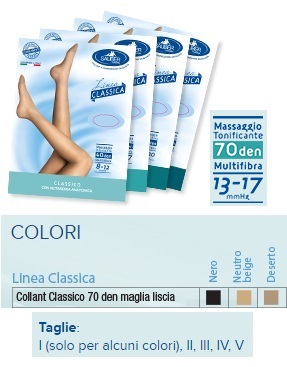 SAUBER COLLANT 70 DENARI MAGLIA LISCIA NERO 4 LINEA CLASSICA - Farmacia Del Monaco