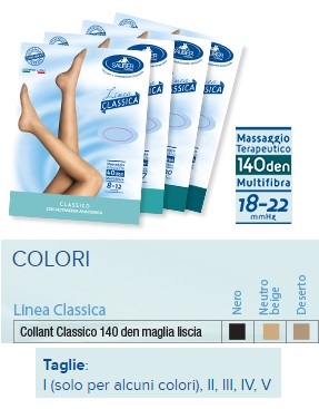 SAUBER COLLANT 140 DENARI MAGLIA LISCIA NEUTRO BEIGE 5 LINEA CLASSICA - Farmacia Del Monaco
