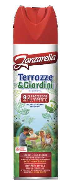 ZANZARELLA AMBIENTE SPRAY TERRAZZE&GIARDINI 400 ML - Farmacia Del Monaco