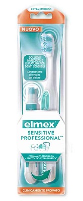 ELMEX SENSITIVE PROFESSIONAL PENNA ANTI-SENSIBILITA' + SPAZZOLINO EXTRA MORBIDO - Farmacia Del Monaco