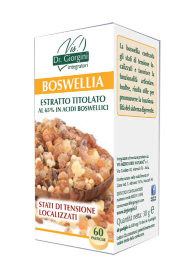BOSWELLIA ESTRATTO TITOLATO 60 PASTIGLIE - Farmacia Del Monaco