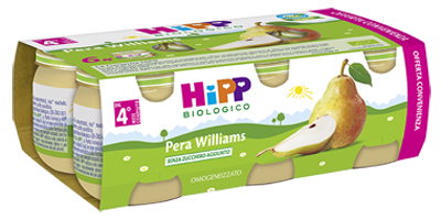 HIPP BIO OMOGENEIZZATO PERA WILLIAMS 6X80 G - Farmacia Del Monaco