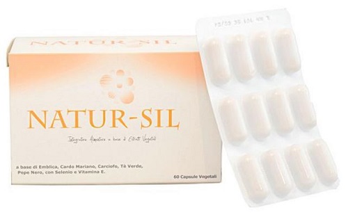 NATUR-SIL 60 CAPSULE VEGETALI - Farmacia Del Monaco