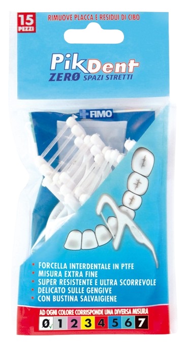 PIKDENT ZERO SPAZI STRETTI 15 FORCELLE INTERDENTALI - Farmacia Del Monaco