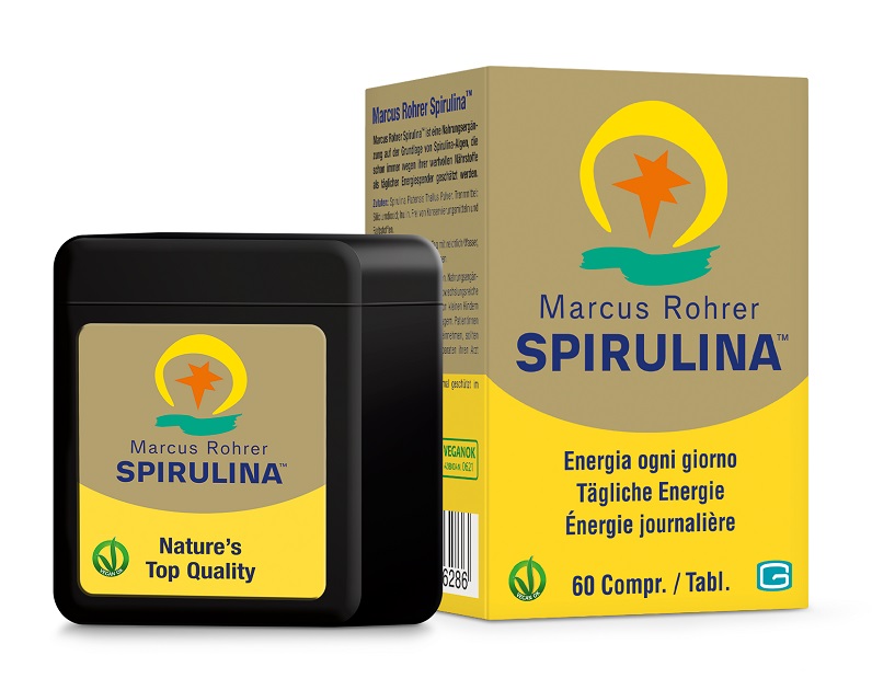 SPIRULINA MARCUS ROHRER TASCABILE 60 COMPRESSE - Farmacia Del Monaco