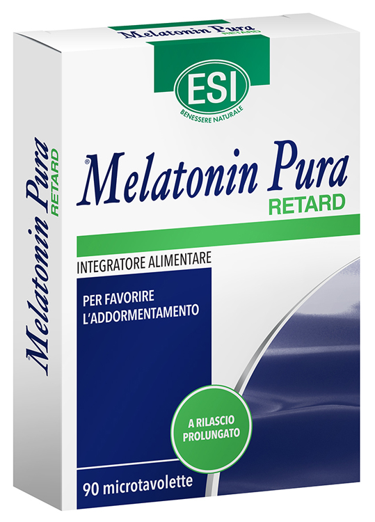 ESI MELATONIN PURA RETARD 90 MICROTAVOLETTE - Farmacia Del Monaco