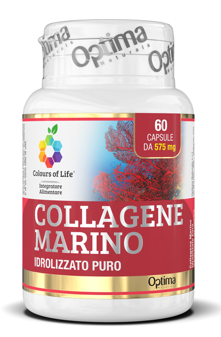 COLOURS OF LIFE COLLAGENE MARINO IDROLIZZATO PURO 60 CAPSULE 575 MG - Farmacia Del Monaco