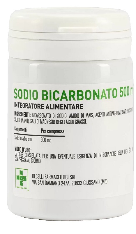 SODIO BICARBONATO 500 MG 100 COMPRESSE - Farmacia Del Monaco