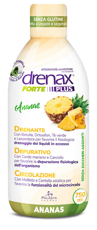 DRENAX FORTE PLUS ESOTICO CON ESTRATTO D'ANANAS 750 ML - Farmacia Del Monaco