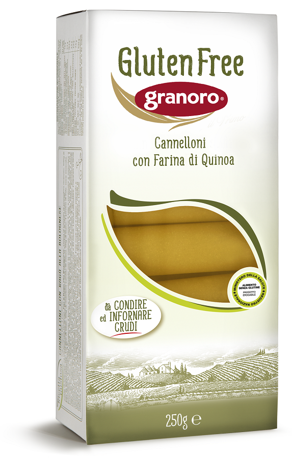 GLUTEN FREE GRANORO CANNELLONI CON QUINOA 250 G - Farmacia Del Monaco