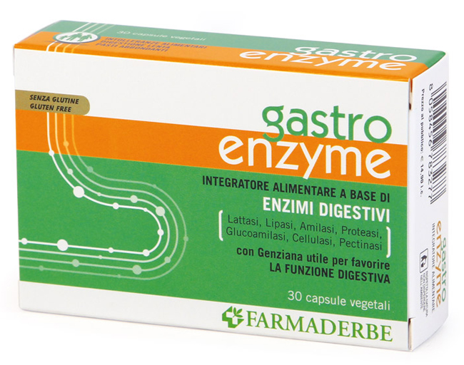 GASTRO ENZYME 30 CAPSULE VEGETALI - Farmacia Del Monaco