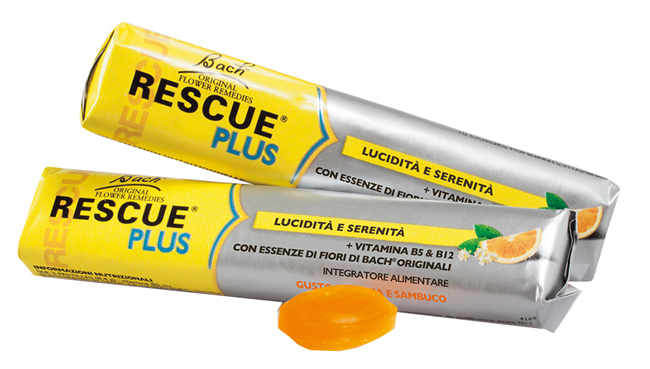 RESCUE ORIGINAL PLUS 10 CONFETTI AROMA ARANCIA E SAMBUCO - Farmacia Del Monaco