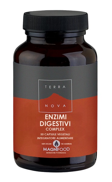TERRANOVA COMPLESSO DI ENZIMI DIGESTIVI 50 CAPSULE - Farmacia Del Monaco