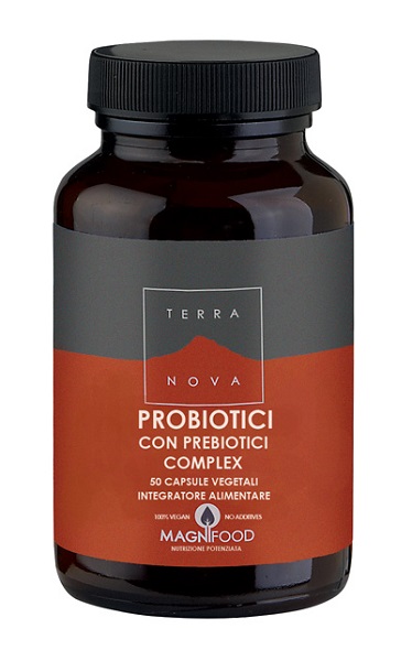 TERRANOVA PROBIOTICI CON PREBIOTICI COMPLEX 50 CAPSULE VEGETALI - Farmacia Del Monaco