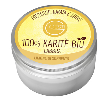 GESTI 100% KARITE' BIO 10 ML LIMONE DI SORRENTO LABBRA - Farmacia Del Monaco