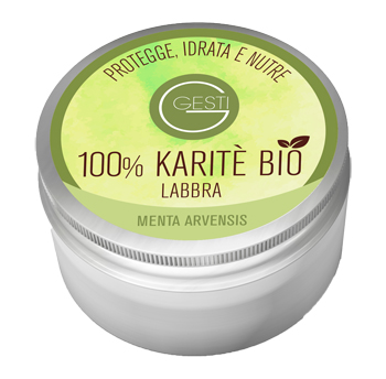 GESTI 100% KARITE' BIO 10 ML MENTA ARVENSIS LABBRA - Farmacia Del Monaco