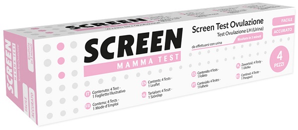 SCREEN TEST RAPIDO OVULAZIONE SCREEN 4 PEZZI - Farmacia Del Monaco