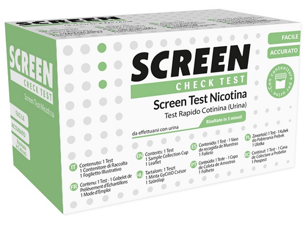 SCREEN TEST NICOTINA/COTININA URINA - Farmacia Del Monaco