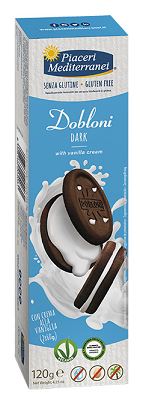 PIACERI MEDITERRANEI DOBLONI DARK 120 G - Farmacia Del Monaco