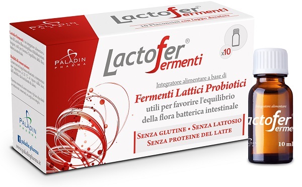 LACTOFER FERMENTI 10 FLACONCINI 10 ML - Farmacia Del Monaco