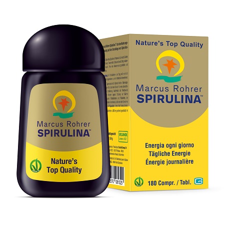 SPIRULINA MARCUS ROHRER RICARICA 180 COMPRESSE - Farmacia Del Monaco