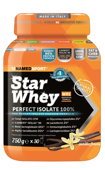 STAR WHEY ISOLATE VANILLA 750 G - Farmacia Del Monaco