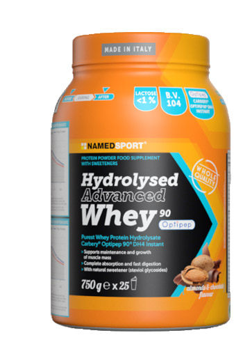 HYDROLYSED ADVANCED WHEY CHOCO ALMOND 750 G - Farmacia Del Monaco