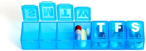 PORTAPILLORE SET MEDSTIMANALE MEDS - Farmacia Del Monaco