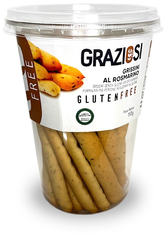 GRISSINI AL ROSMARINO 150 G - Farmacia Del Monaco