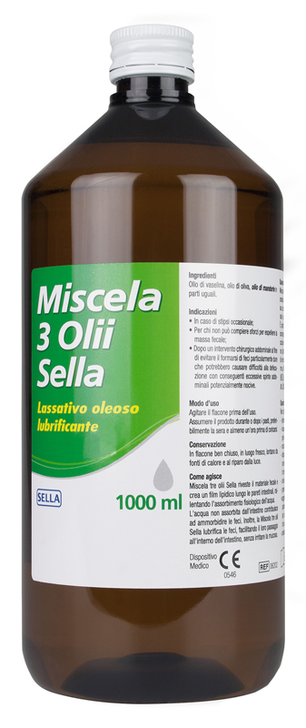 MISCELA 3 OLII LASSATIVO 1 LITRO MD - Farmacia Del Monaco